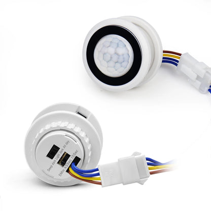 Capteur LED PIR filaire 1/2/4 pièces