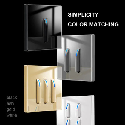 LED Piano  Key Light Switch Panel