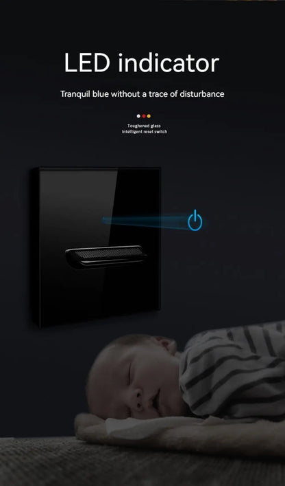 Tempered Glass Wall Switch Panel 1-4 gangs