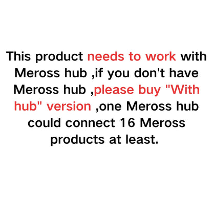 Meross Smart Hose Faucet Timer with Alerts Function (with or without hub)