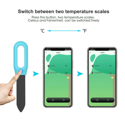 Testeur de sol intelligent, compteur de température et d'humidité, automatisation du jardin
