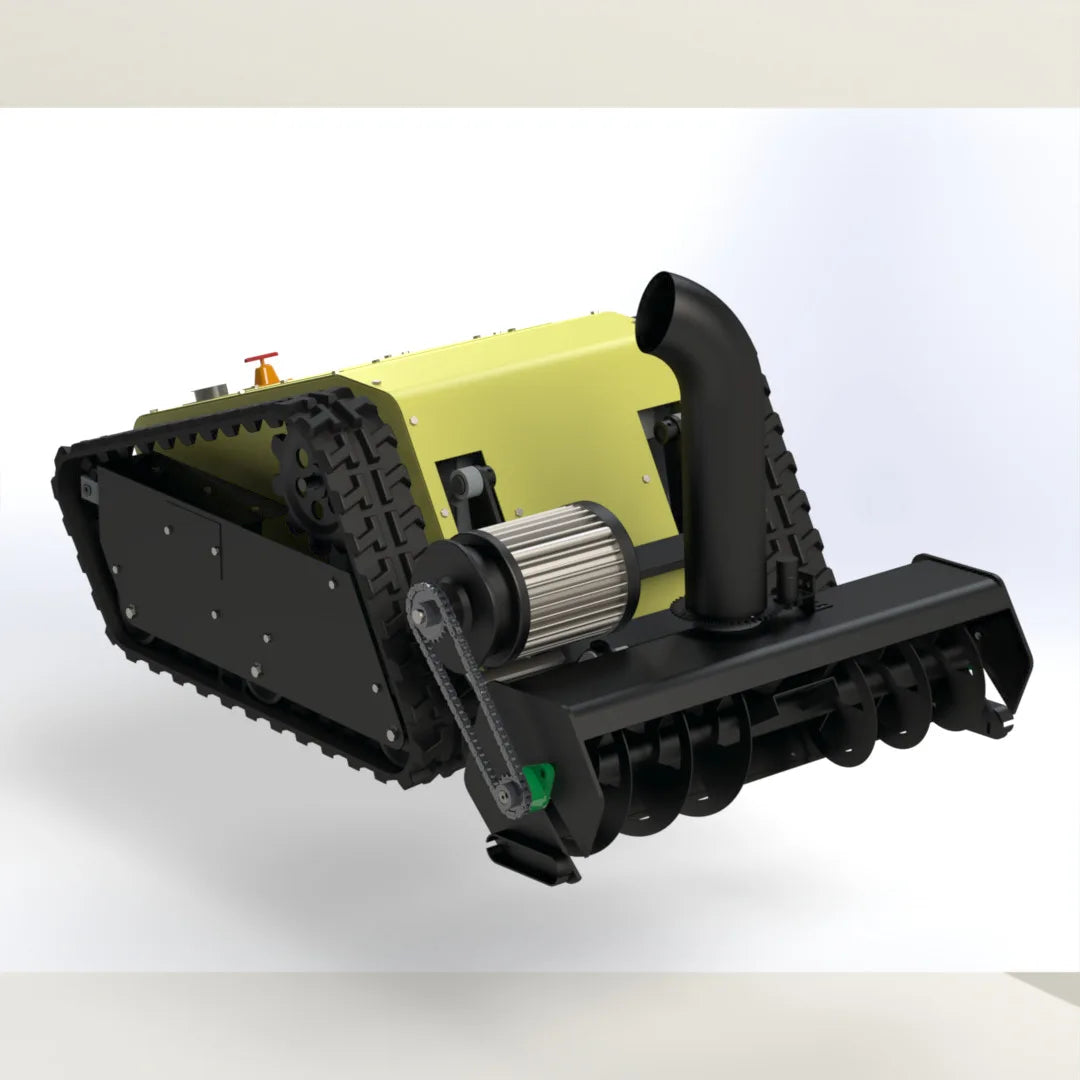 RC Snow Blower And Mower Robot