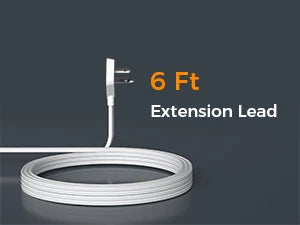 Power Strip Tower with Surge Protection 6 Feet