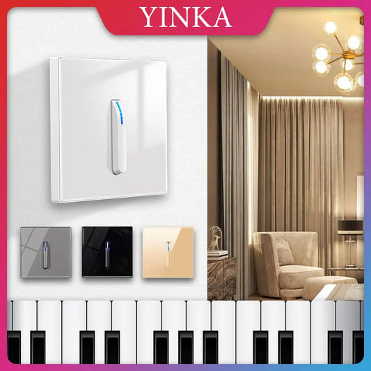 LED Piano  Key Light Switch Panel