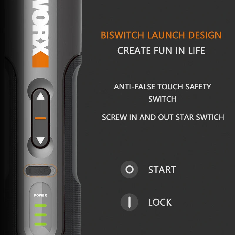 Worx 4V rechargeable Screwdriver  Kit