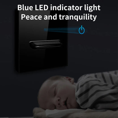 Tempered Glass Wall Switch Panel 1-4 gangs